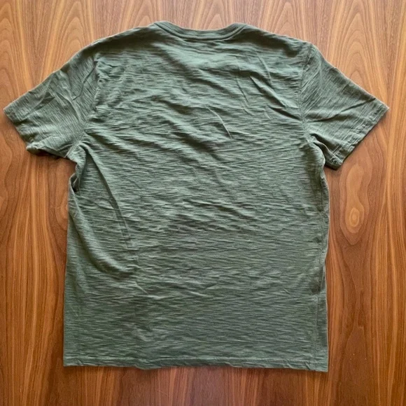 Like new. Set of 2 Sonoma Heathered Olive green & Grey 3 Button Henley- Men's L - Picture 8 of 11